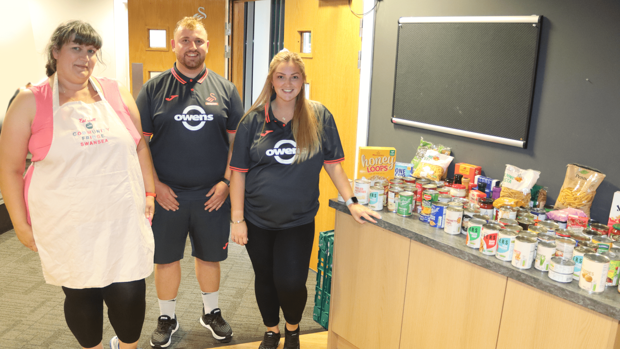 Swansea City AFC Foundation FIT Jacks collect over 50kg for local 